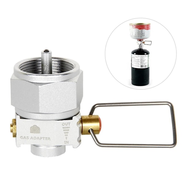 XJ-Gas Saver Plus Gas Konverter Växel Refill Gasbehållare Konverteringsadapter Gasadapter Ventil Propan T