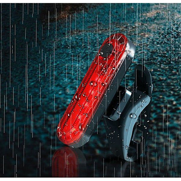 XJ-2 stk cykelbaglygter LED, genopladelige baglygter, cykelbaglygte, cykelbaglygte LED (kk)