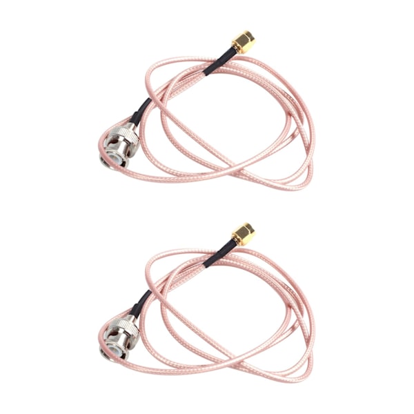 XJ-2x 3 Fod Sma Hanstik Til Bnc Han Rf Pigtail Jumper Koaksialkabel Rg316 1m