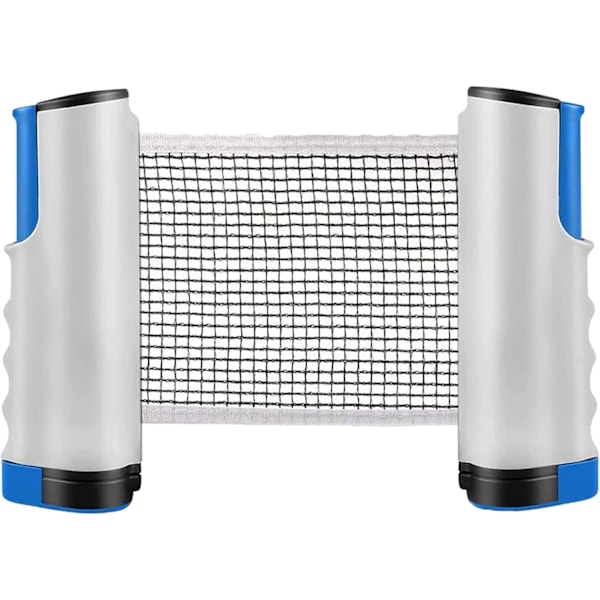 XJ-Utfellbart Pingisnett, Bærbart Bordtennisnettstativ, Perfekt for Pingisbord, Skrivebord, Spisebord, Justerbar Lengde 190CM