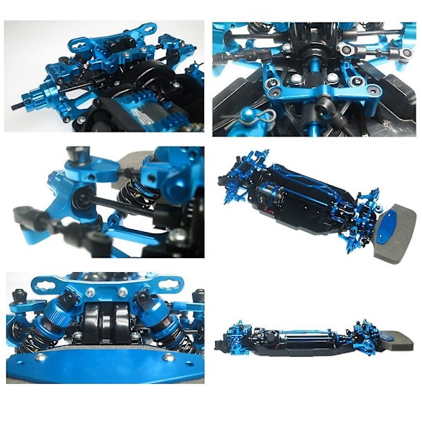 XJ-Metall Styreenhet Med Lager For Tt02 -02 1/10 Rc Bil Oppgraderingsdeler