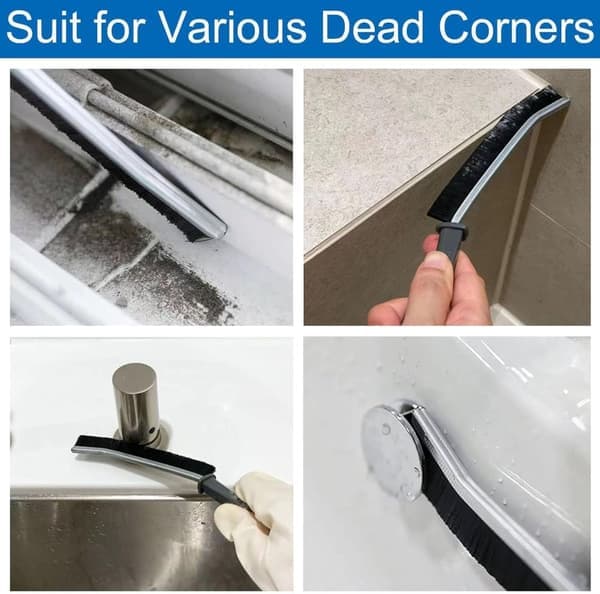 6-pack Cleaning Brushes for Grout and Corners, Bathroom and Kitchen, Effective Grout Cleaning
