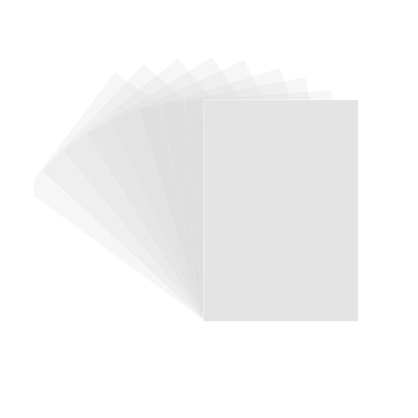 XJ-Krymplastark, pyssel, krympark i Shrinky Dink-storlek, frostad blank papper, DIY-pyssel