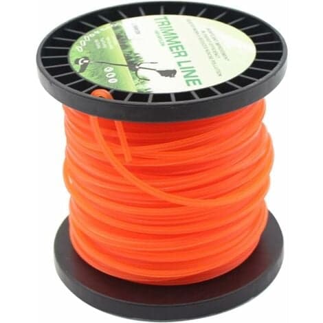 Universal erstatningstråd for gresstrimmer - 2,7 mm x 50 m - Kompatibel med de fleste standard trimmerhoder