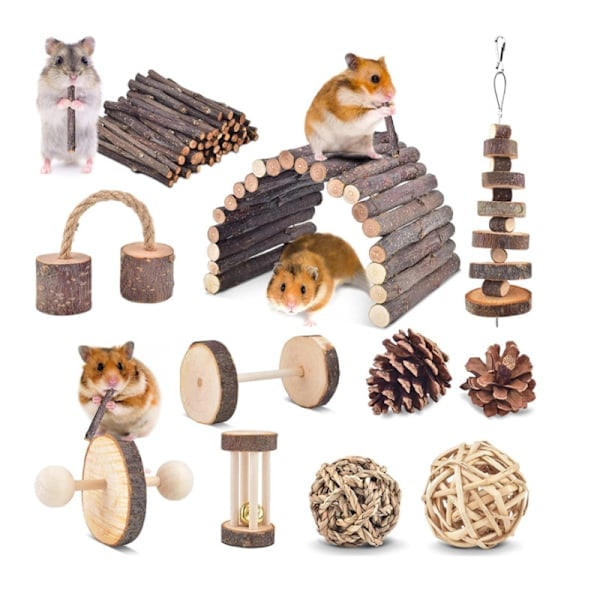 Hamsterleker, rotteleker, chinchillaleker, tyggeleker for hamstere