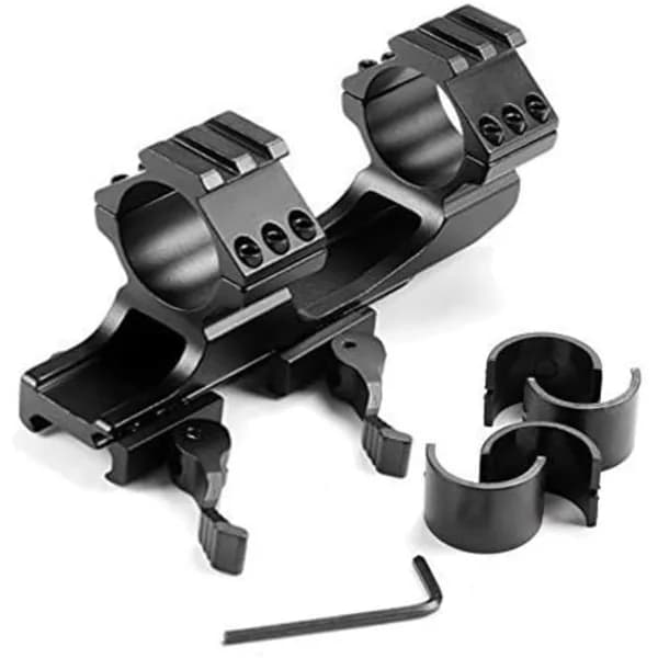 1\" High Profile Double Ring Scope Mount 25.4mm/30mm Scope Mount Quick Release 20mm Picatinny Weaver Rail