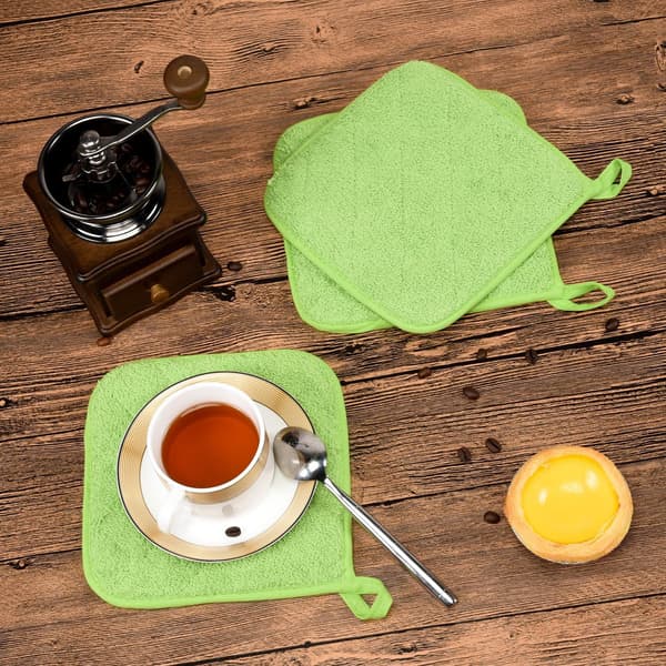 Potholder Set, 6-Pack Heat Resistant Pot Holders Pure Co