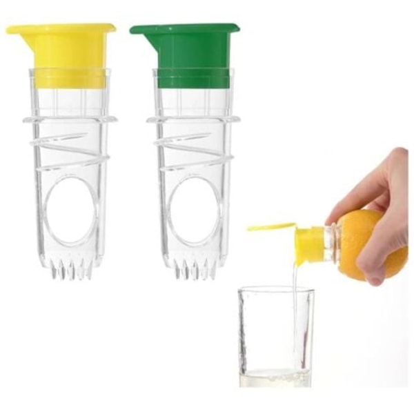 Set med 2 manuella citruspressar och 1 liten citruspress i rostfritt stål - Manuell citruspress - Elefant limehällare - Manuell citruspress - Li