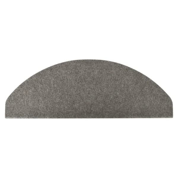 vidaXL Trappetrinnmatter selvklebende 10 stk grå 65x22,5x3,5 cm Grå Grå