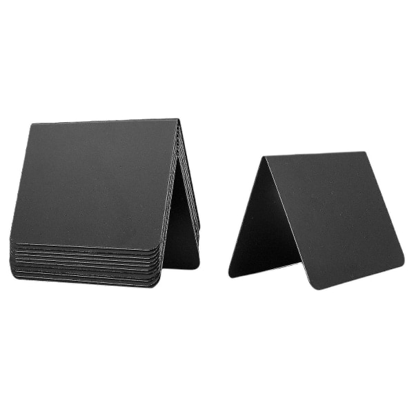 12 stk Mini Tavleskilt 4x3 tommer Små Tavleskilt Krittmerking Matetiketter For Festbuffébord[HK]