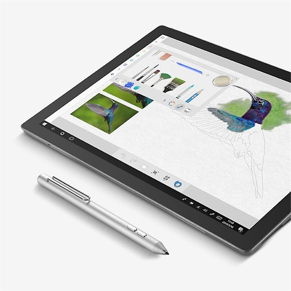 XJ-For Pro 3 4 5 6 7 8 9 G Book Go 2048 Trykkfølsom Multifunksjonell Bærbar Stylus, Sølv