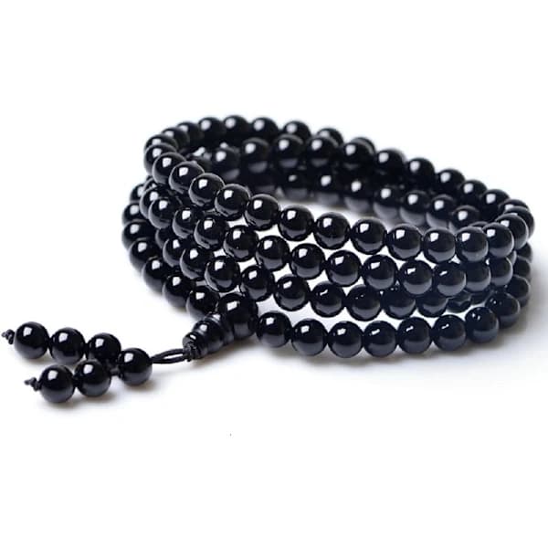 108 Mala Pärlor Halvädelstenar Pärlarmband Halsband