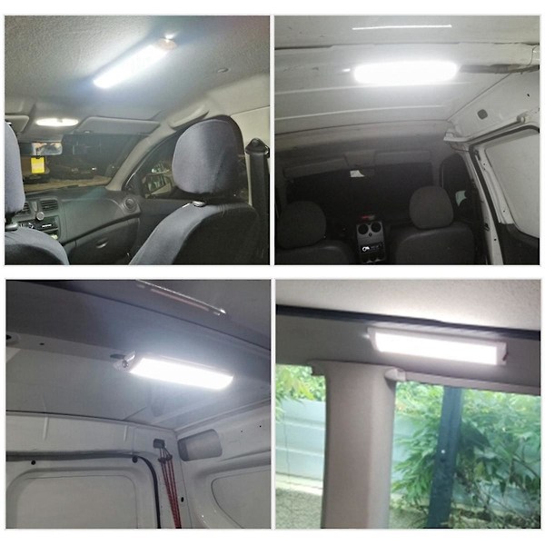 XJ-12-80v 72led Bil Indvendig Lys Strip Bar Loft Læse Dome Belysning Lampe Til Skab Rv Trailer