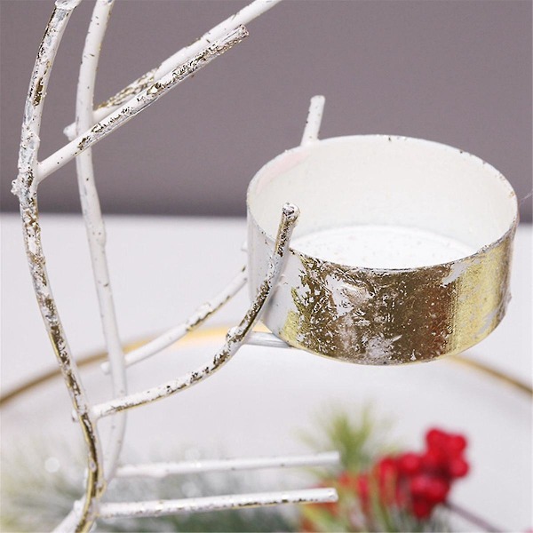 XJ-Borddekorasjon - Lysestake Juledekor Hotell Restaurant Jern Lysestake Dekor For