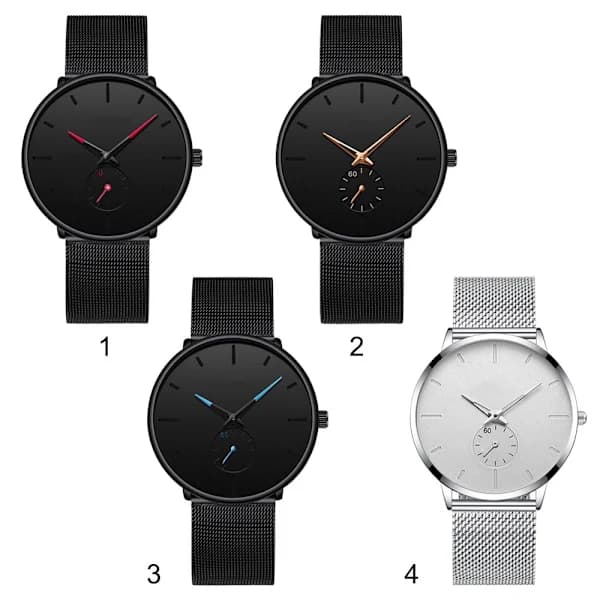 Trendy Enkel Kvarts Armbåndsur 2 2