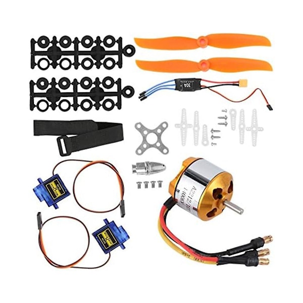 XJ-2212 1400kv Motor+8060 Propeller+sg90 9g Servo+30a Xt60 Esc Rc Helikopter Tilbehør Til Rc Quadcopter