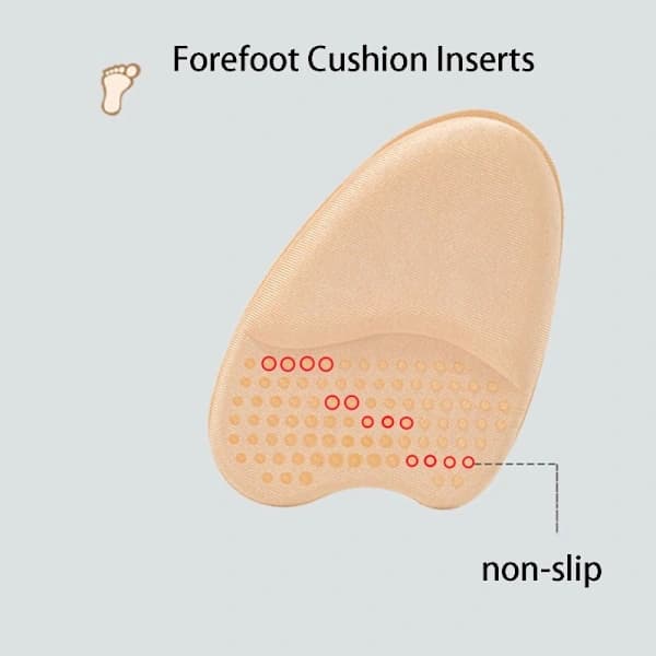 3 par Metatarsal Pads Forfodspuder SORTE black[XJ]