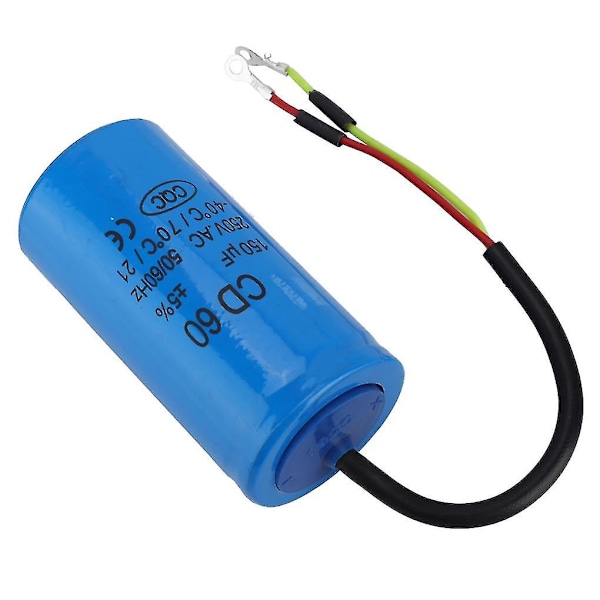 XJ-150uf 250v Cd60 Startkondensator Hög Precision Motorkondensatorer Reservdel