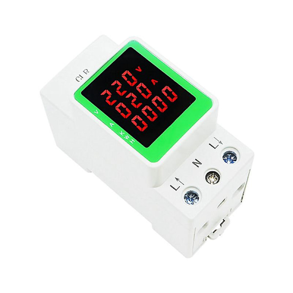 XJ-3in1 100a Ac160-275v Spænding Strøm Kwh Elektrisk Energiovervågningsmåler Volt Amp Voltmeter Amperemeter W