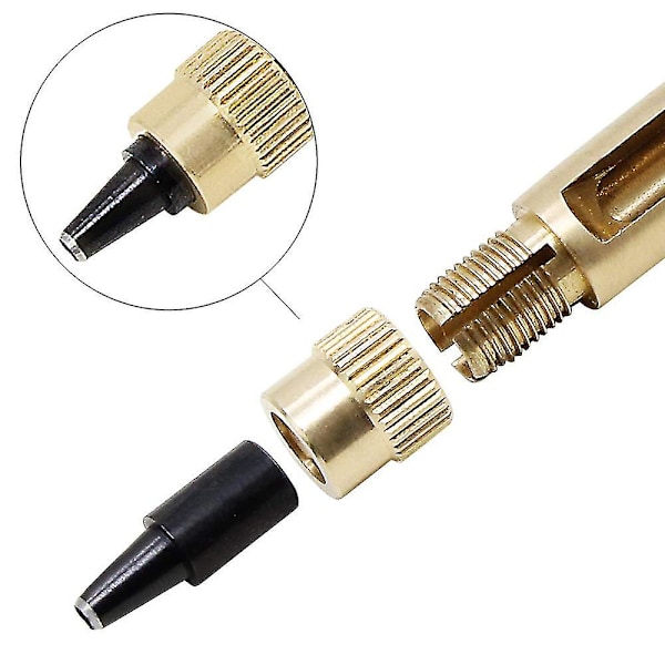 XJ-Nahkarei'itin - 6 Kärkeä - 1,5-4 mm - Vaihdettavat Ompeluun, Nahkaan, Paperiin