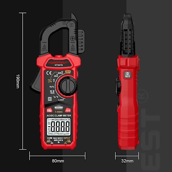 Digitalt strømtang Smart multimeter HT207A HT207A HT207A[XJ]