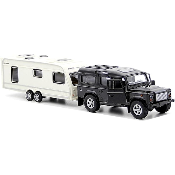 Legetøjs Autocamper SUV Trailer Træk RV Autocamper Legetøj til Drenge Støbt Lastbil Modelbil