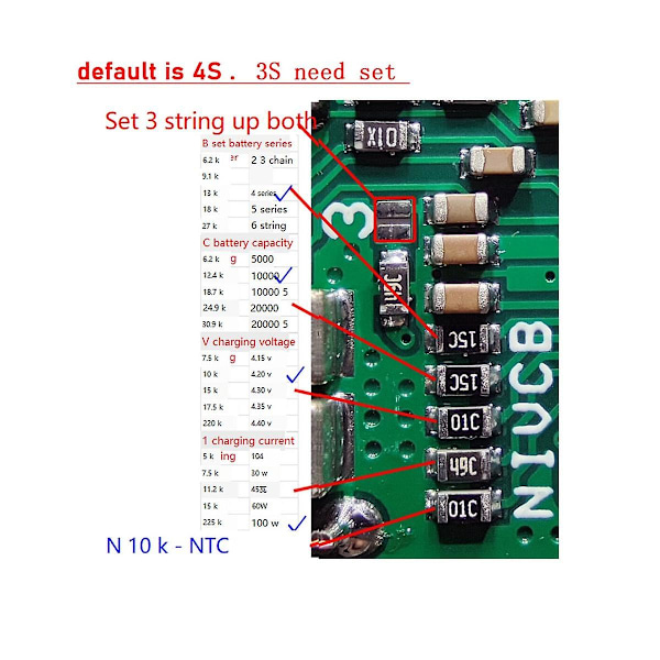 XJ-Ip2368 100W Dubbelriktad PD 3.0 Snabbladdningsmodul - Boost Snabbladdningskort 4s Litiumbatteri (