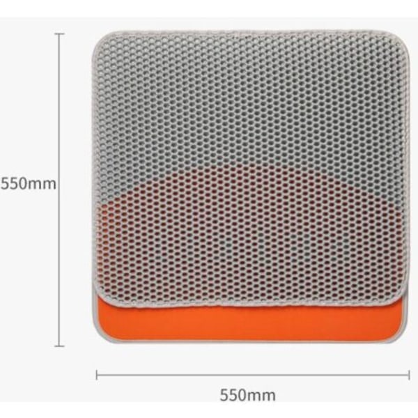 Lämplig för PETKIT kattlådematta grå Orange Pet Sandpit Pro Gadgets