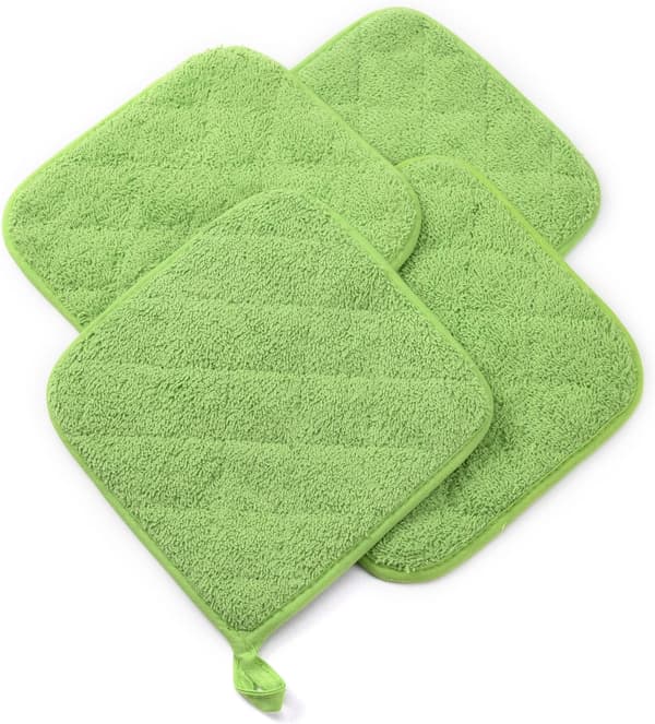 Potholder Set, 6-Pack Heat Resistant Pot Holders Pure Co