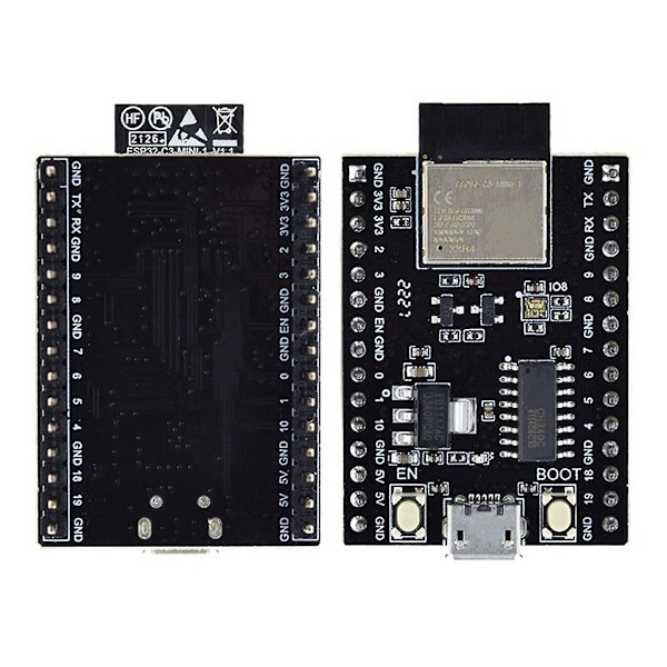 XJ-Esp32-c3 -kehityskortti Wifi+bluetooth 5.0 varustettuna Esp32-c3-mini-1 -ydinkorttimoduulilla