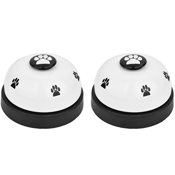 XJ-Pet, 2 kpl Metallisia koiran koulutus -ovikelloja liukumattomalla kumipohjalla, selkeä ääni