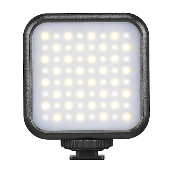 LITEMONS LED6R RGB LED Videolys, Oppladbar Mini-Fyllelampe, 3200K-6500K Dimbar, 13 Lysmoduser