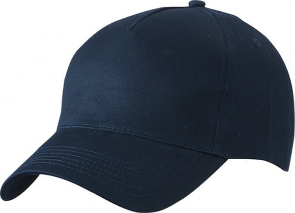 5-panels marineblå baseballcaps
