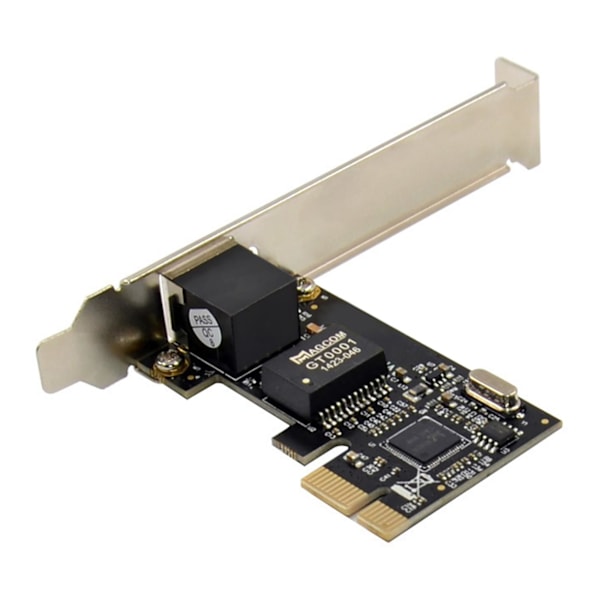 XJ-Pcie X1 Rj45 Server Gigabit Nätverkskort Rtl8111c Enkel Port 1000m Ethernet Adapterkort Nätverk C