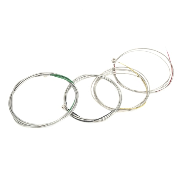 4 stk. Basstrenge Rustfrit Stål Legering Nikkelbelagte Musikinstrument Tilbehør BD600