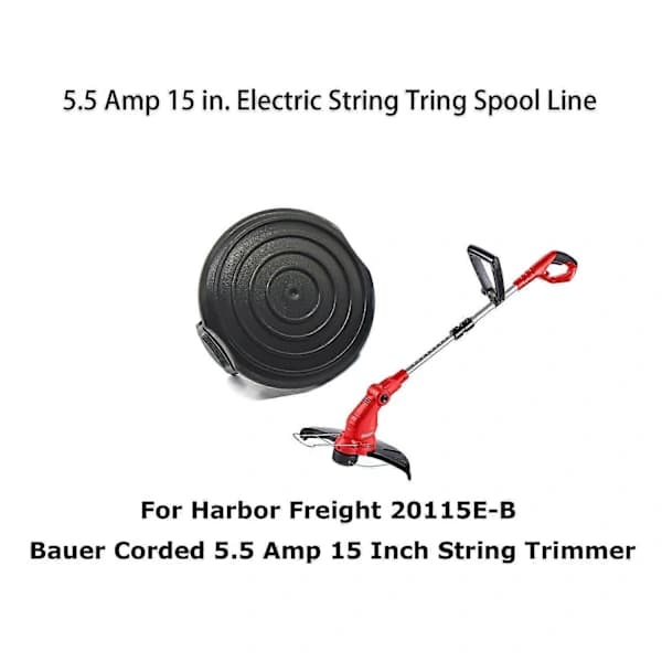 TLW-05 1. Erstatningsspoledæksel til Harbor Freight Bauer 20115E-B Bauer Ledningsført BAUER 5.5Amp 15 tommer E