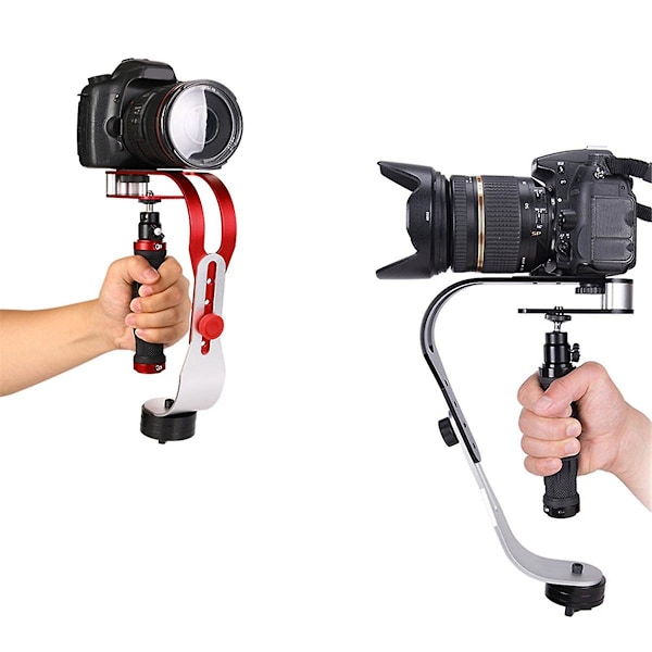 XJ-Dslr Kameraer Videokamera Bærbar Bueformet Håndholdt Stabil Video Stabilisator Anti Rystende Balance Sta