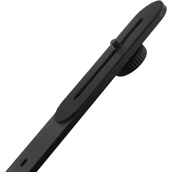 XJ-1/4\" Dubbelkameramonteringsblixtfäste 27cm/10,6\" Dubbelkameramonteringshårdvara Blixtförlängningsstång