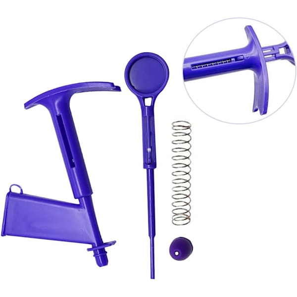 XJ-Plastpärlapplikator Fondant Pärlbollapplikator Sockerhantverk Tårtdekorationsverktyg Stötpistol (3mm och 6mm)