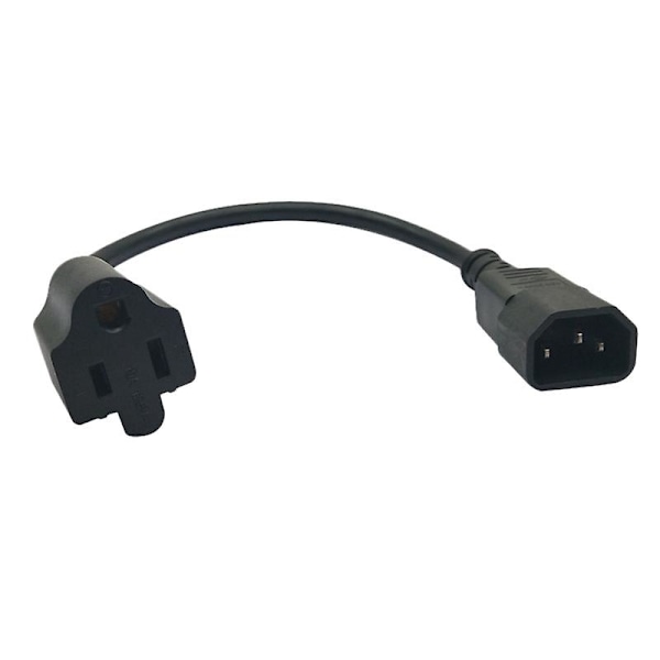 XJ-C14 til 5-15r Amerikansk Standard 3-benet Hunledning til UPS (0,3 meter)