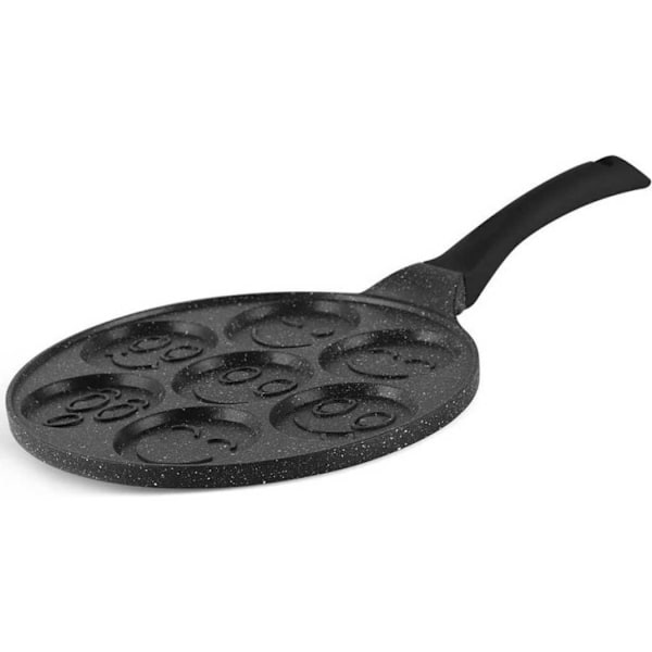 XJ-Pancake Pan with 7 Holes - Smiley