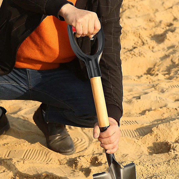 XJ-Plast Spade Håndtak Skuffe D Grep Håndtak, 32mm Indre Diameter Spade Snøskuffe Håndtak, Spade Snø