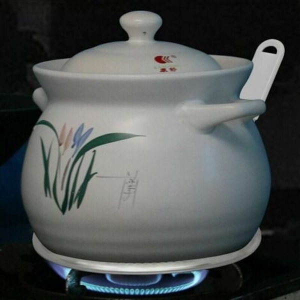 KZQ Varme Diffuser i Rustfritt Stål 21 cm for Gasskomfyr Kun