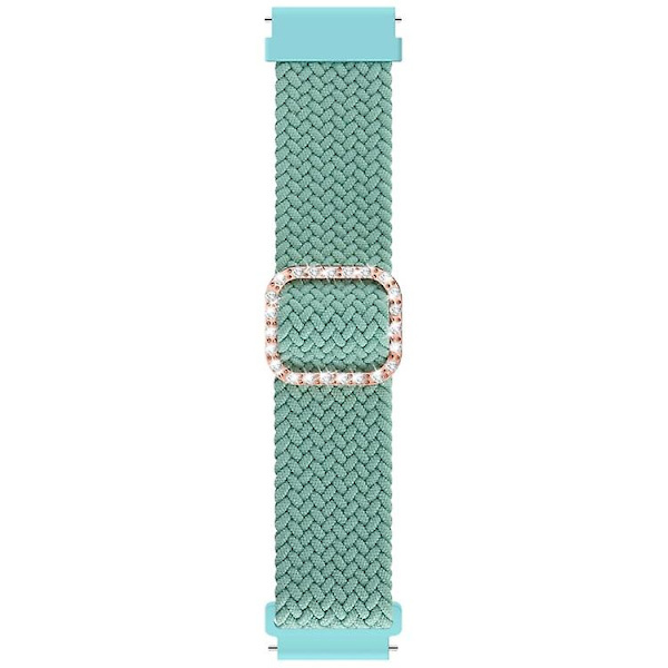 Garmin Venu/vivoactive 3 20mm Yleismallinen Säädettävä Punottu Elastinen Timanttisolki Kellonranneke JXP Ruohonvihreä