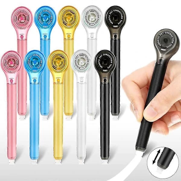 10-pack Korrektionstejp Penna Bläckkorrigerare