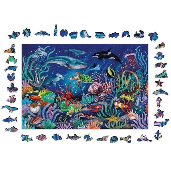 XJ-Ravensburger puinen palapeli 500 osaa vedenalainen maailma