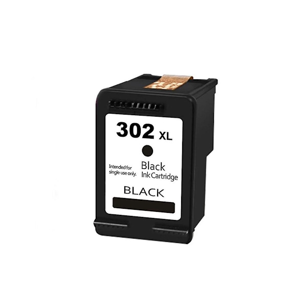 XJ-Bærbar Praktisk Kompatibel Med Hp302 Xl Blækpatron Hp1000 1050 1510 2130 2131 4500 450 4504, Sort