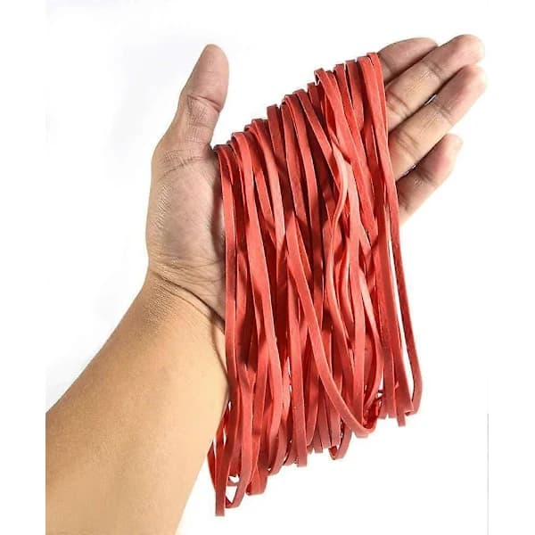120-pack Stora Gummiband Soptunneband Set Elastiska Band för Kontorsmaterial, Soptunna