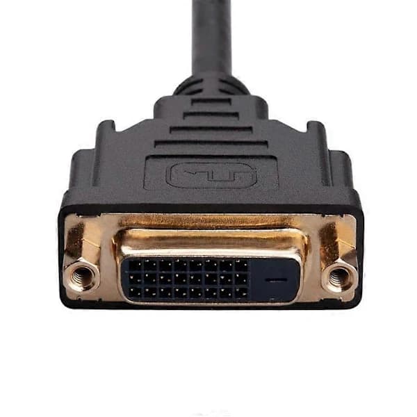 HDMI (M) til DVI-D (F) Adapterkabel