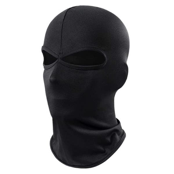 XJ-Tunn Musta Balaclava Hiihtomaski Ryöstöhuppu 2 Reiällä